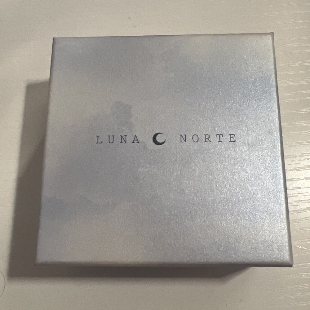 Lovely Luna Norte Brass Genuine MOP CZ Icon Heart Necklace rhinestone - Picture 3 of 3